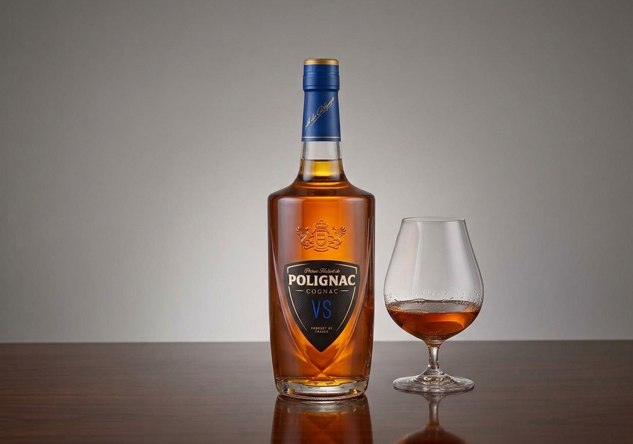 POLIGNAC VS served with a Cognac glass