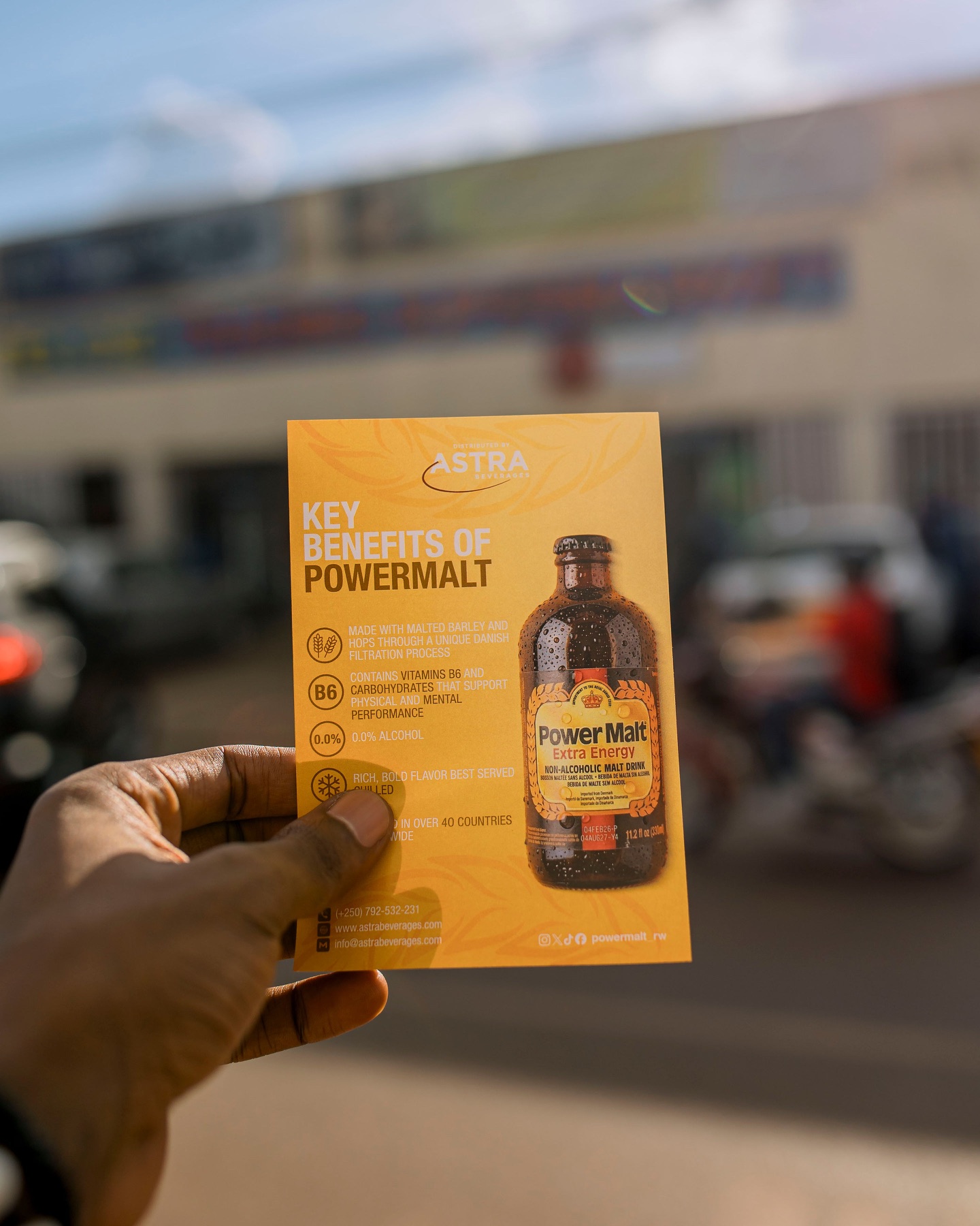 Power Malt key benefits leaflet
